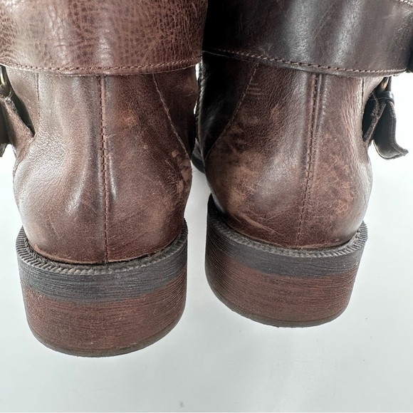 Enzo Angiolini womens boots size 8 brown leather knee high riding western - Picture 11 of 16
